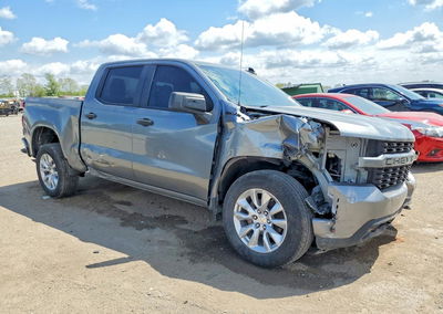 2021 Chevrolet Silverado K1500 Custom, daño Frontal, Copart lote 52563086, foto 4 de 13