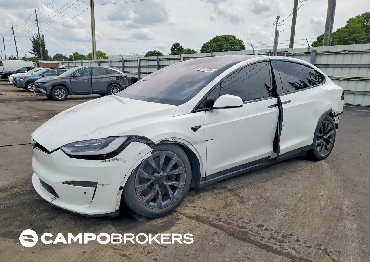 2022 Tesla Model X, uszkodzenie: Tył, Copart lot 52883966