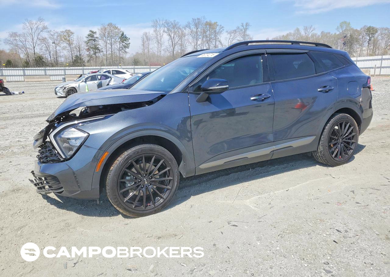 2023 Kia Sportage X-line, daño Frontal, Copart lote 46704016
