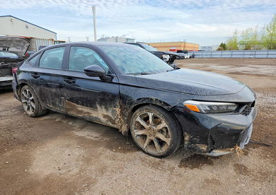 2025 Honda Civic Sport, Side damage, Copart lot 53595236, photo 4 of 12