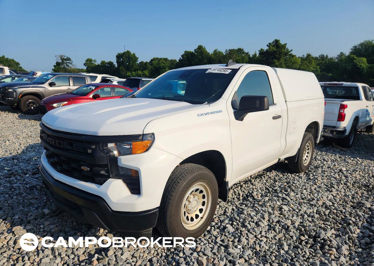 2023 Chevrolet Chevy Silverado- R&d- Cln Title- Pri Fleet, uszkodzenie: Drobne wgniecenia/zarysowania, Copart lot 59748266