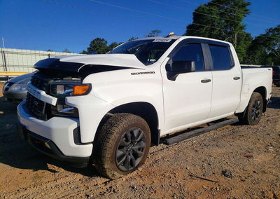 2021 Chevrolet Silverado K1500 Custom, daño Lateral, Copart lote 57256336
