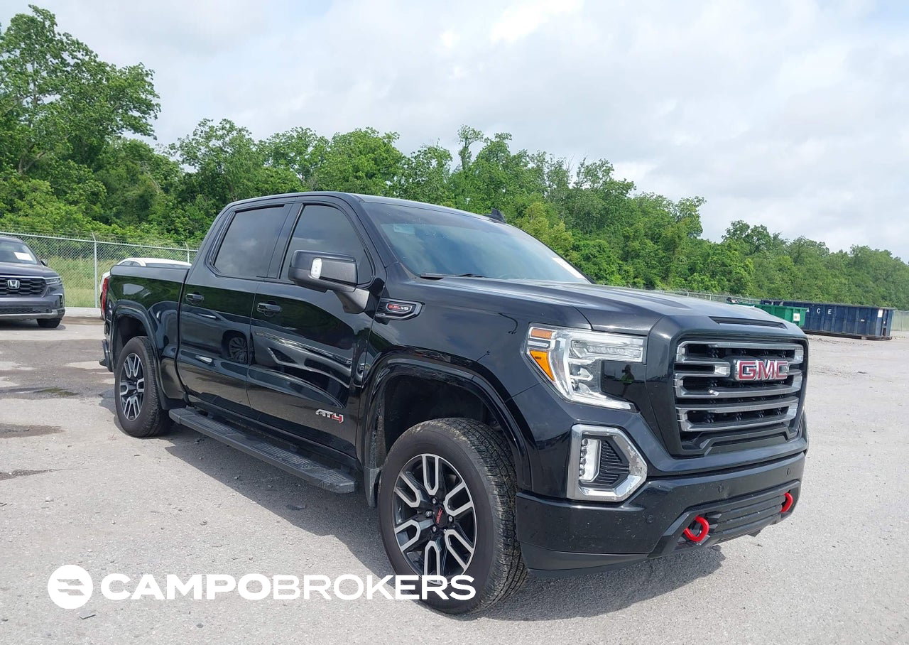 2020 Gmc Sierra 1500 4wd  Short Box At4, daño Lateral izquierdo, Iaai lote 45135732