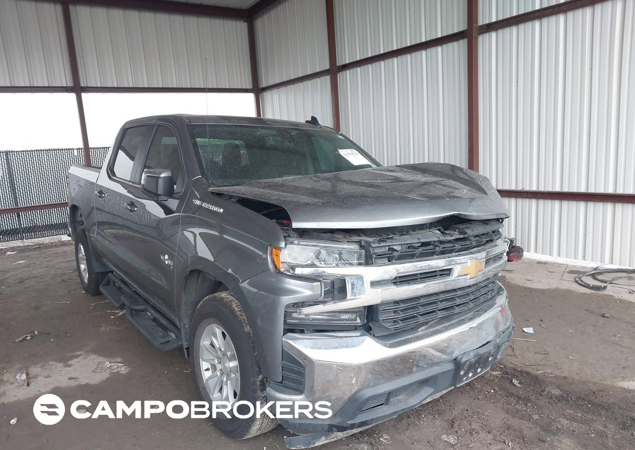 2021 Chevrolet Silverado 1500 2wd  Short Bed Lt, uszkodzenie: Przód, Iaai lot 44994529