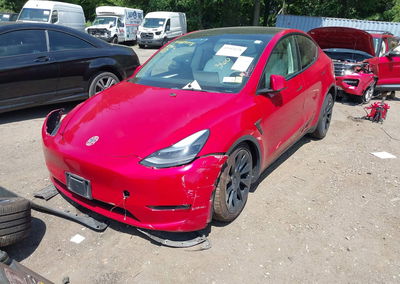 2023 Tesla Model Y Awd/long Range Dual Motor All-wheel Drive, пошкодження: Передня частина, Iaai лот 45415478, фото 2 з 18
