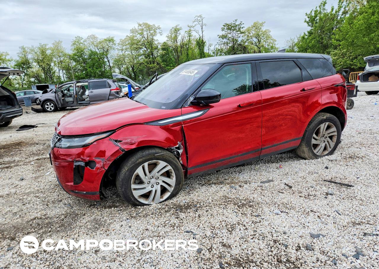 2020 Land Rover Range Rover Evoque S, daño Bajos, Copart lote 51466646