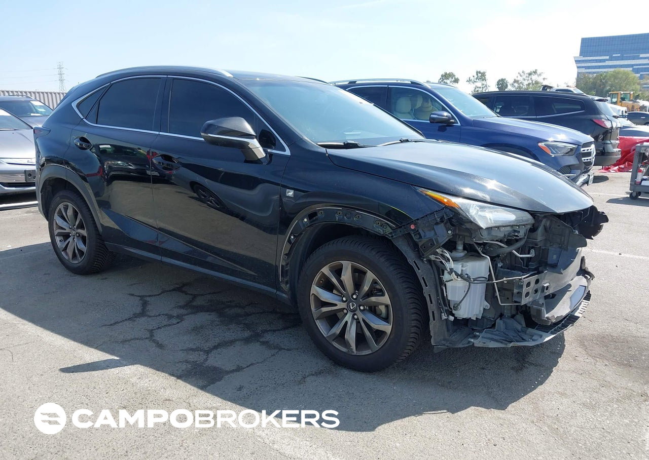 2016 Lexus Nx 200t F Sport, daño Frontal, Iaai lote 44727677