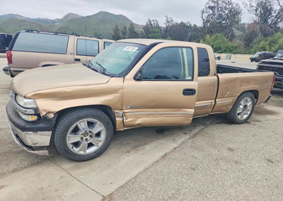 2001 Chevrolet Silverado C1500, daño Lateral, Copart lote 53657766
