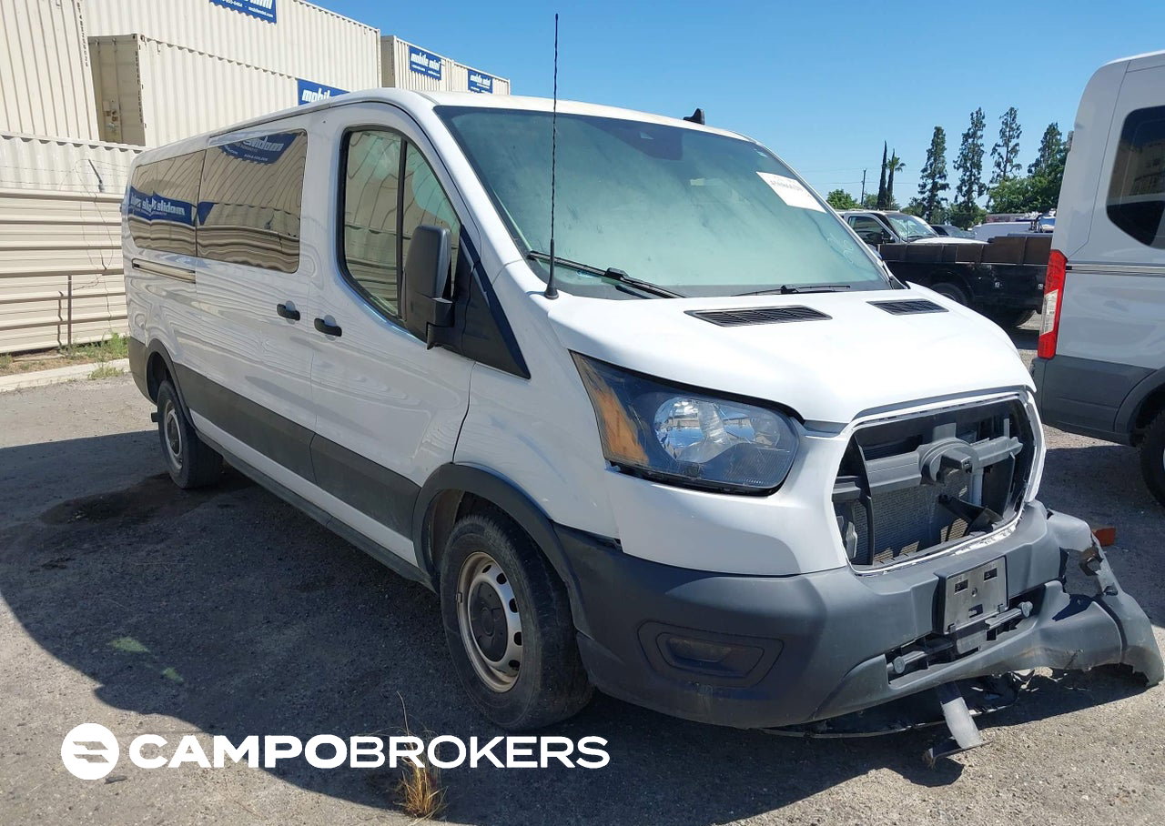 2021 Ford Transit-350 Passenger Van Xl, daño Frontal, Iaai lote 45207318