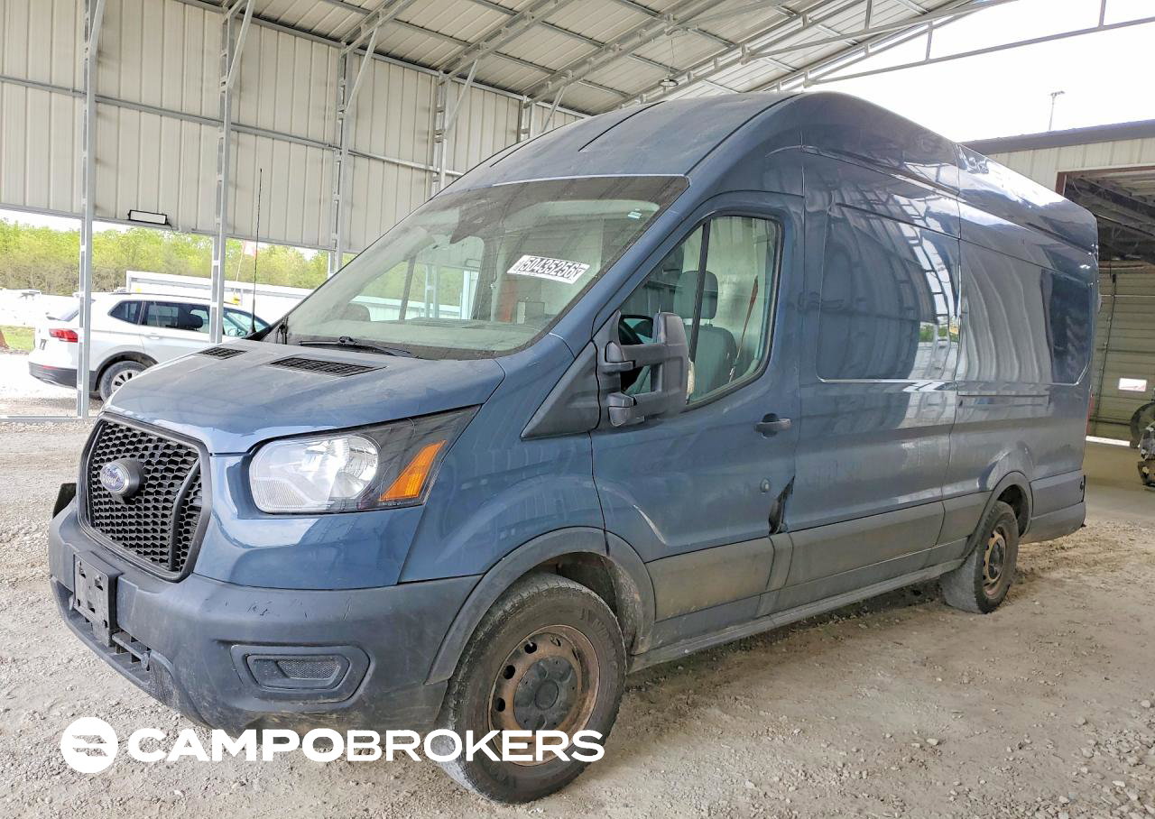 2021 Ford Transit T- - Delivery Van, Rear End damage, Copart lot 56881296