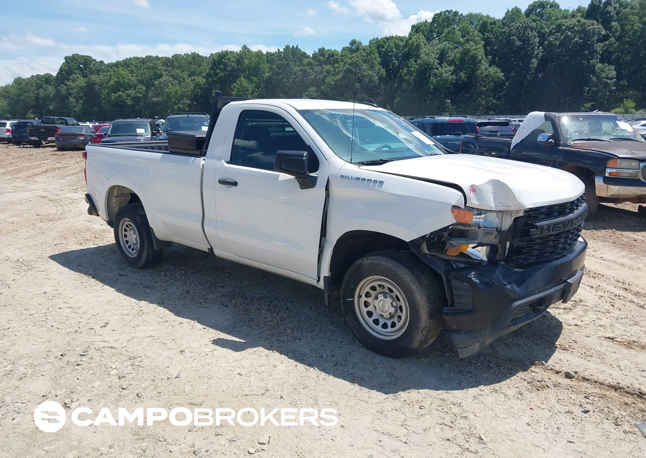 2019 Chevrolet Silverado 1500 Work Truck, Front End damage, Iaai lot 45340142