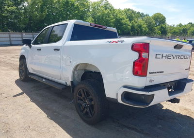2022 Chevrolet Silverado 1500 4wd  Short Bed Custom, uszkodzenie: Prawy bok, Iaai lot 45073418, zdjęcie 3 z 16