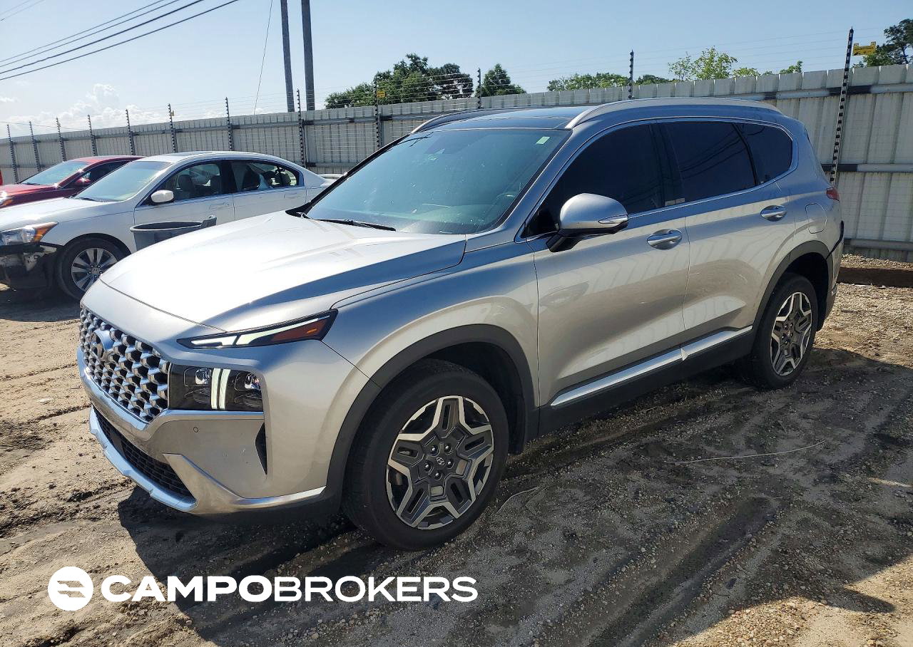 2023 Hyundai Santa Fe Limited, daño Trasero, Copart lote 52778236