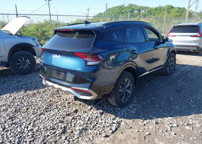2025 Kia Sportage Hybrid Sx-prestige, Front End damage, Iaai lot 45082311, photo 4 of 17
