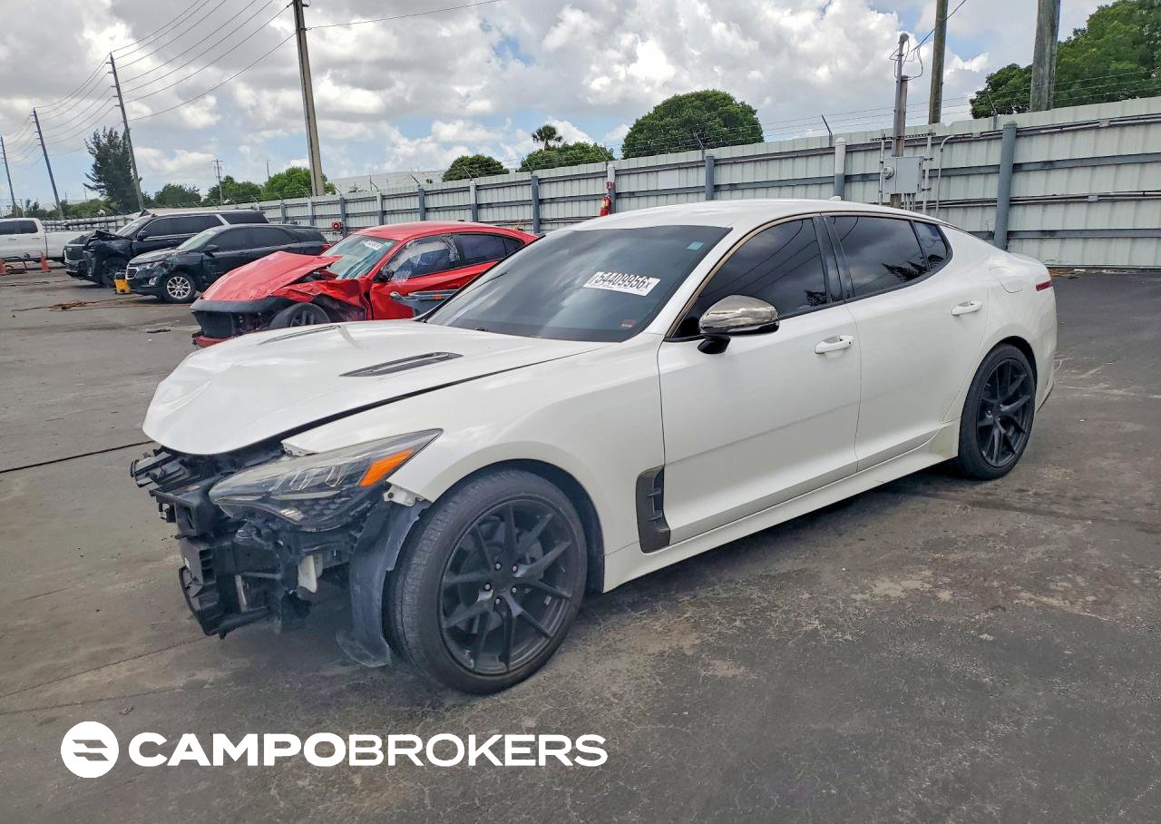 2022 Kia Stinger Gt Line, uszkodzenie: Przód, Copart lot 54409956