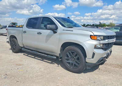 2021 Chevrolet Silverado C1500 Custom, daño Frontal, Copart lote 49181886, foto 4 de 14