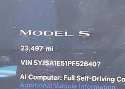 2023 Tesla Model S, пошкодження: Front & Rear, Iaai лот 45136120, фото 16 з 19