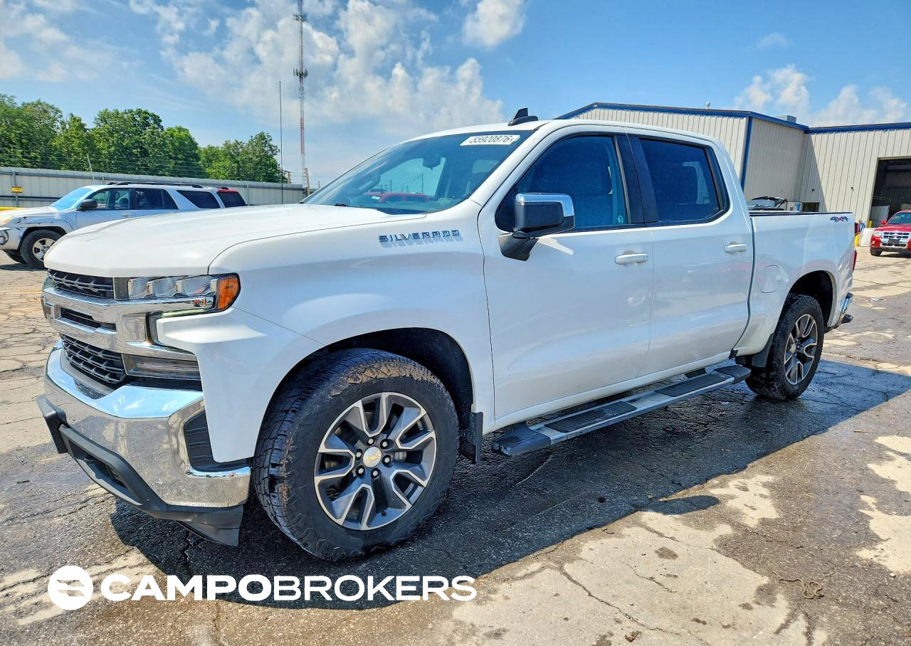 2021 Chevrolet Silverado K1500 Lt, Hail damage, Copart lot 55920876