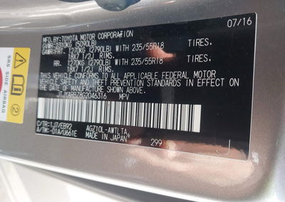 2016 Lexus Nx 200t F Sport, Front End damage, Iaai lot 45227416, photo 9 of 16
