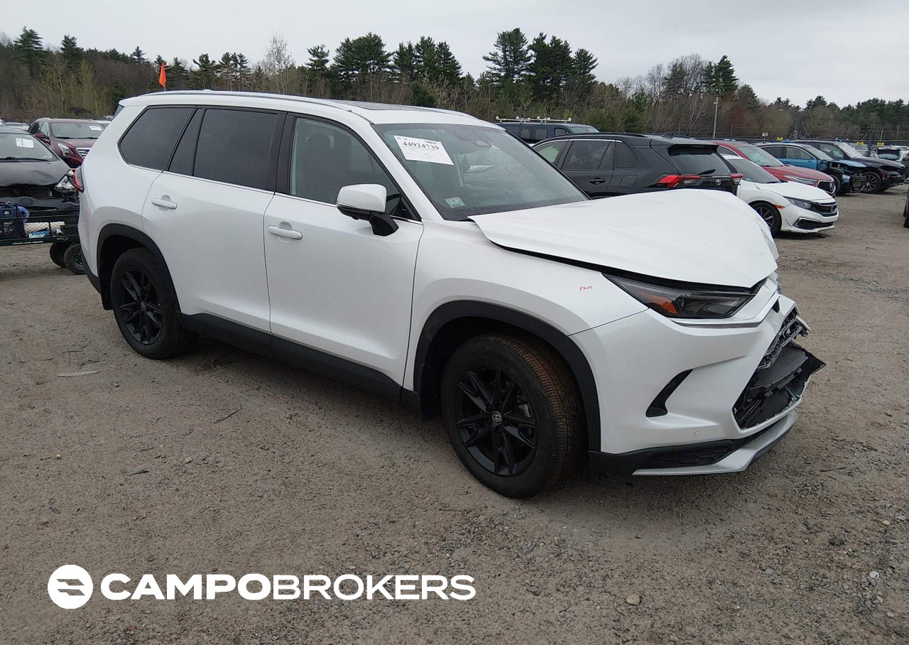 2024 Toyota Grand Highlander Hybrid Platinum Max, uszkodzenie: Lewy przód, Iaai lot 44924739