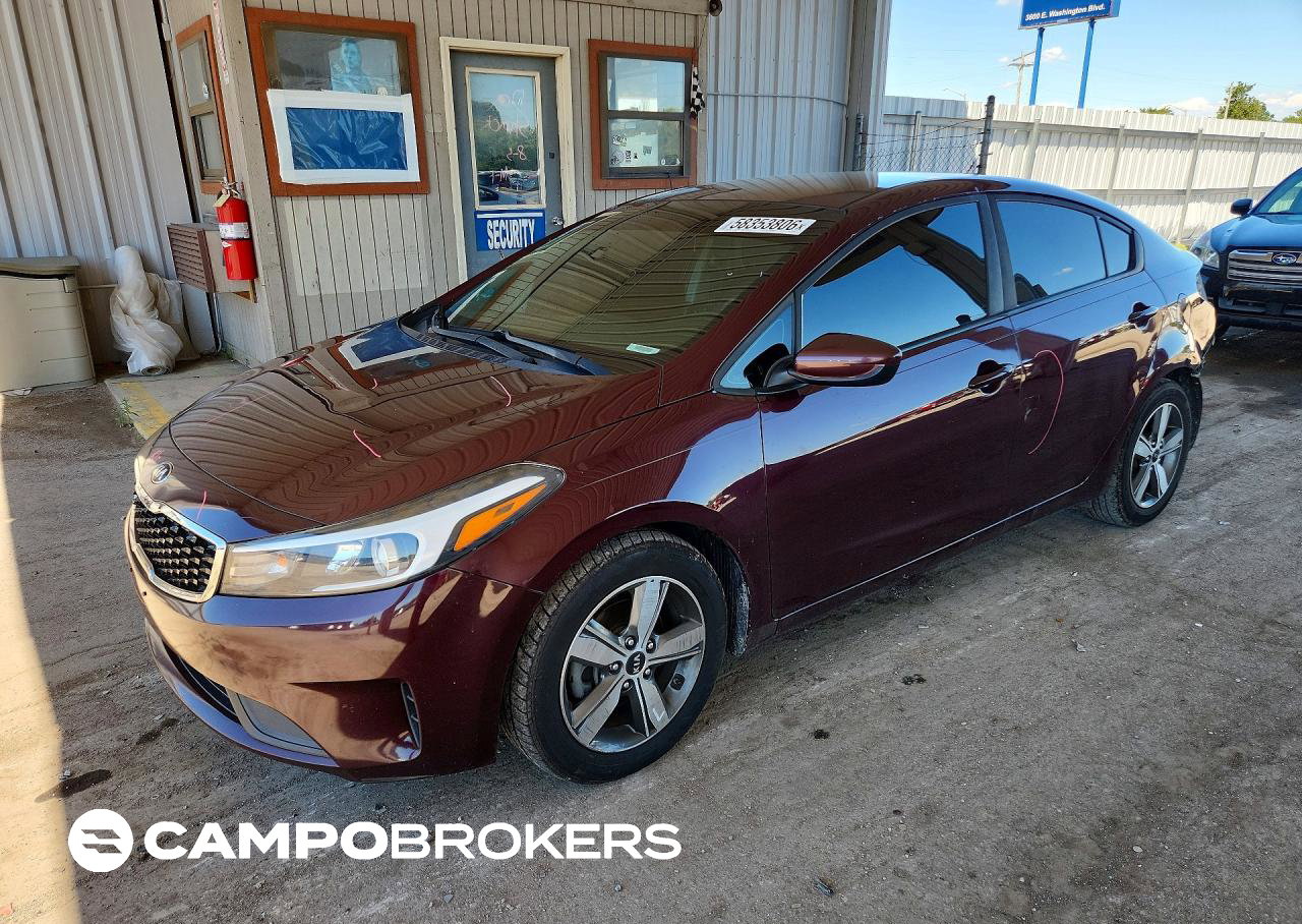 2018 Kia Forte Lx, uszkodzenie: Tył, Copart lot 58353806