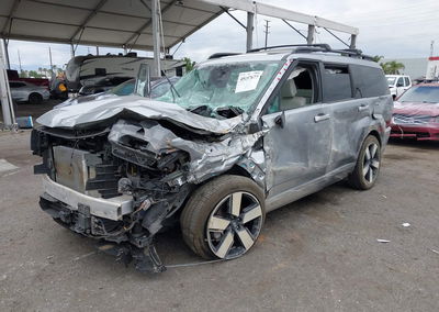 2025 Hyundai Santa Fe Hybrid Limited, пошкодження: Лівий бік, Iaai лот 45157677, фото 2 з 17