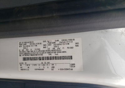 2019 Ford Transit T-350, daño Frontal, Copart lote 58006686, foto 13 de 13