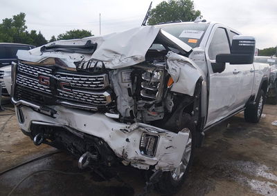 2021 Gmc Sierra 3500hd 4wd  Standard Bed Denali, Front End damage, Iaai lot 45002007, photo 2 of 15