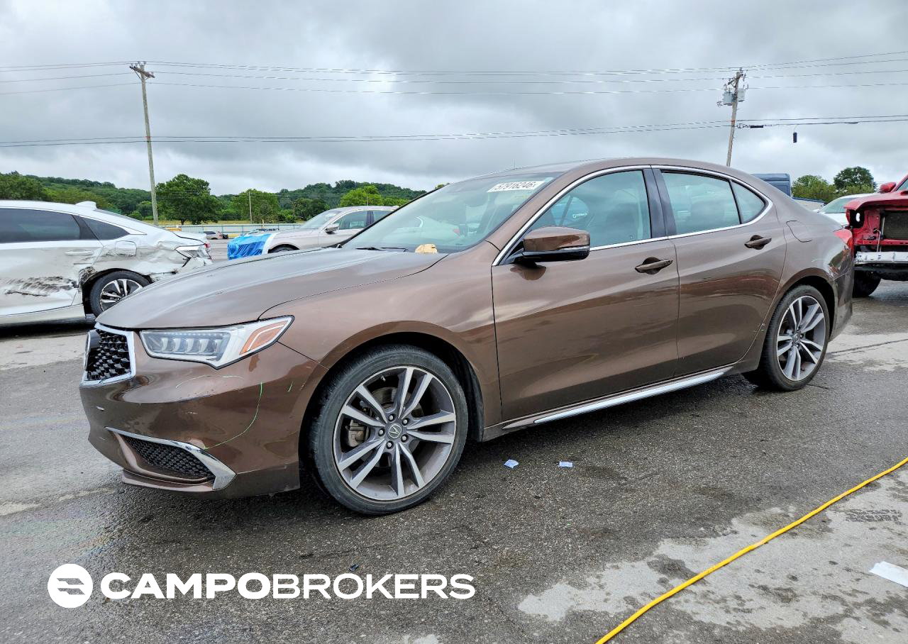 2020 Acura Tlx Technology, daño Frontal, Copart lote 57916246