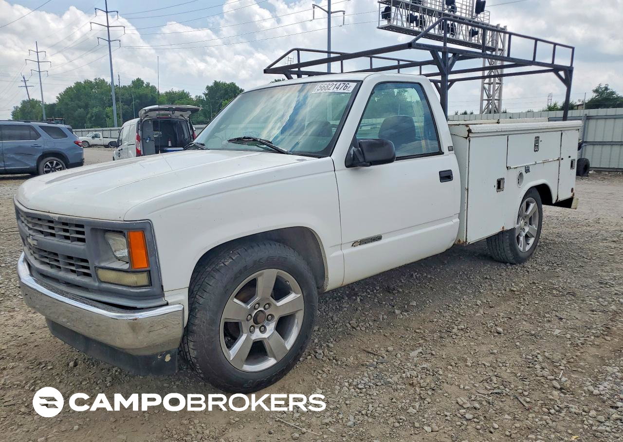 1995 Chevrolet Chev Silverado, daño Frontal, Copart lote 56821476
