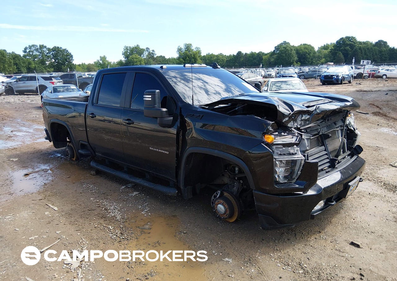 2021 Chevrolet Silverado 2500hd 4wd  Standard Bed Ltz, daño Frontal, Iaai lote 45217176