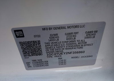2022 Chevrolet Silverado 3500hd 4wd  Long Bed Ltz, uszkodzenie: Przód, Iaai lot 44668191, zdjęcie 9 z 15