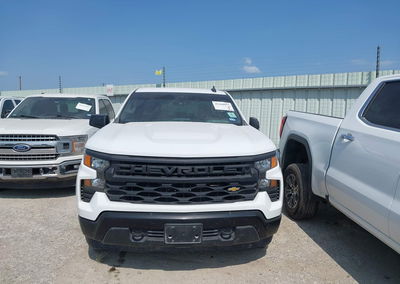 2024 Chevrolet Silverado 1500 4wd  Short Bed Wt, daño Frontal derecho, Iaai lote 45448093, foto 12 de 16