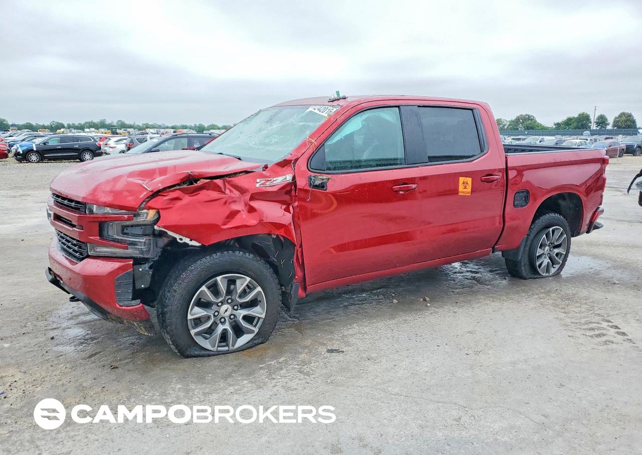 2022 Chevrolet Silverado Ltd K1500 Rst, daño Frontal, Copart lote 54242016