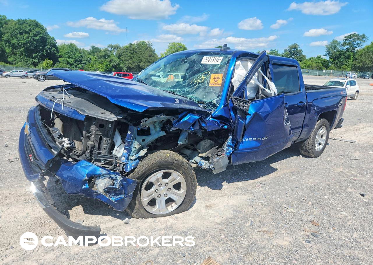 2016 Chevrolet Silverado K1500 Lt, uszkodzenie: Bok, Copart lot 57313146
