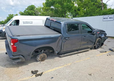 2022 Chevrolet Silverado Ltd K1500 Rst, пошкодження: По всьому кузову, Copart лот 55737396, фото 3 з 12