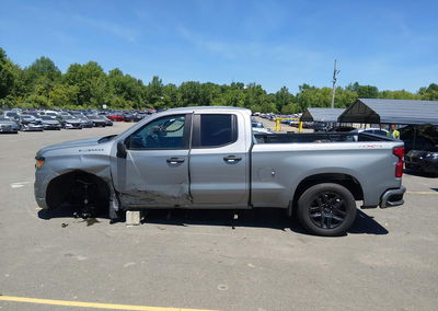 2024 Chevrolet Silverado 1500 4wd  Standard Bed Custom, Left Side damage, Iaai lot 45286110, photo 15 of 17