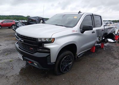2021 Chevrolet Silverado 1500 4wd  Short Bed Lt Trail Boss, Left Side damage, Iaai lot 45155481, photo 2 of 18
