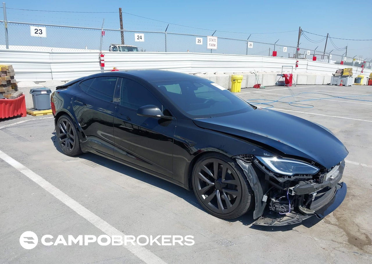 2023 Tesla Model S, пошкодження: Front & Rear, Iaai лот 45136120