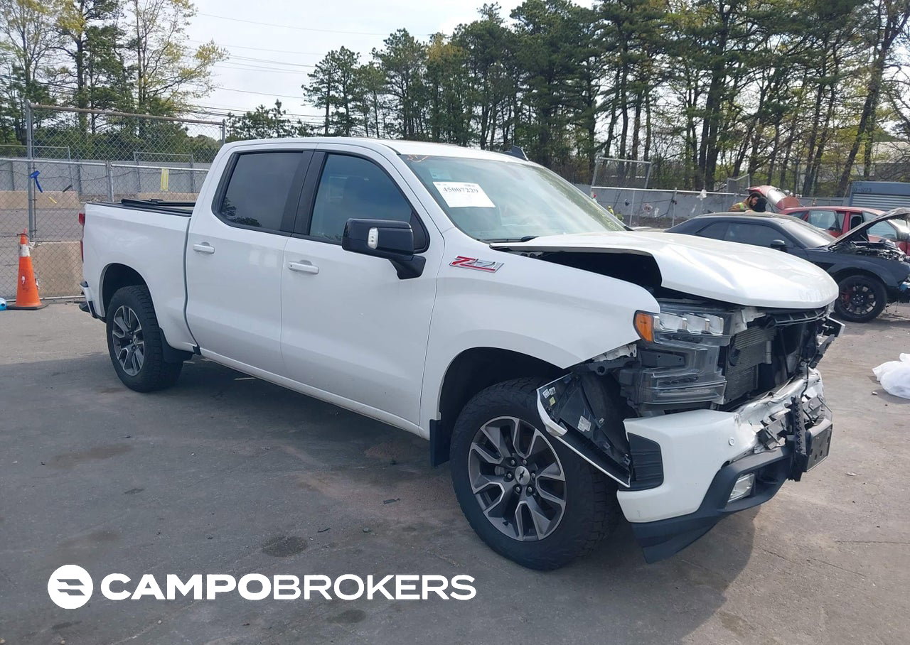 2020 Chevrolet Silverado 1500 4wd  Short Bed Rst, uszkodzenie: Przód, Iaai lot 45007229