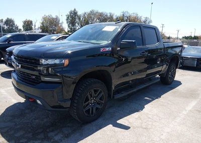 2022 Chevrolet Silverado 1500 Ltd 4wd  Short Bed Lt Trail Boss, Theft damage, Iaai lot 45172263, photo 2 of 17