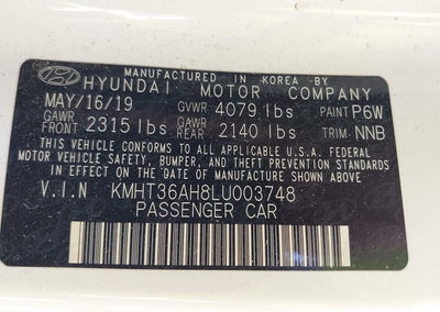 2020 Hyundai Veloster N, daño Frontal, Iaai lote 45132804, foto 9 de 16