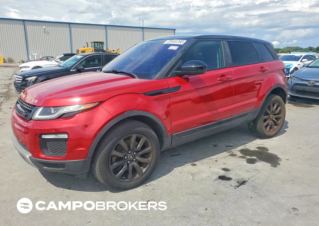 2019 Land Rover Range Rover Evoque Se, daño Abolladuras/rayones menores, Copart lote 55489766
