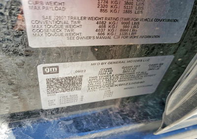 2024 Chevrolet Silverado K1500 Lt, daño Trasero, Copart lote 55454766, foto 12 de 12