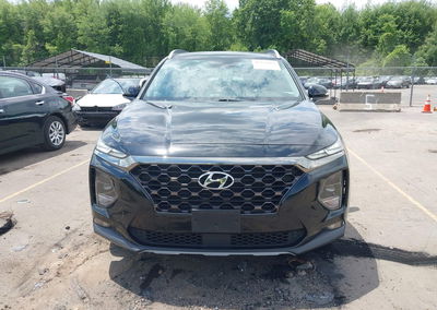 2019 Hyundai Santa Fe Limited, Left Rear damage, Iaai lot 45352955, photo 12 of 16