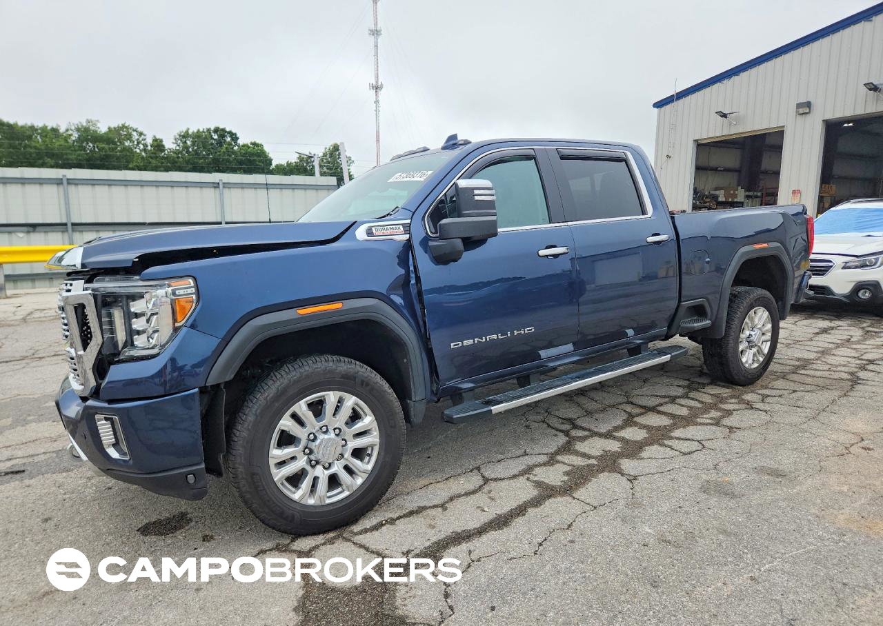 2020 Gmc Sierra K2500 Denali, Front End damage, Copart lot 57369316