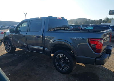 2024 Ford F-150 Stx, daño Lateral izquierdo, Iaai lote 43830412, foto 14 de 16