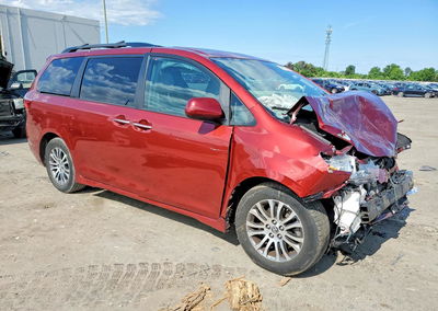 2020 Toyota Sienna Xle Premium 8-passenger, Front End damage, Copart lot 53019486, photo 4 of 15