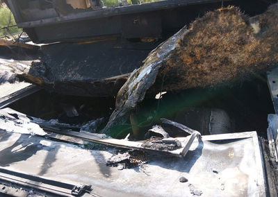 2024 Gmc Sierra 2500hd 4wd  Standard Bed Denali, Exterior Burn damage, Iaai lot 45055693, photo 8 of 10