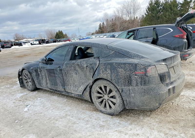 2023 Tesla Model S, пошкодження: Бік, Copart лот 74443725, фото 2 з 12